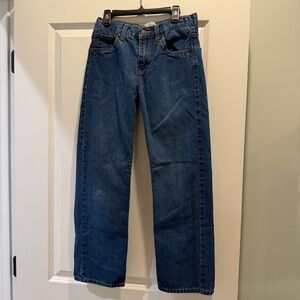 Levi’s Boys Dark Blue Straight-Leg Jeans